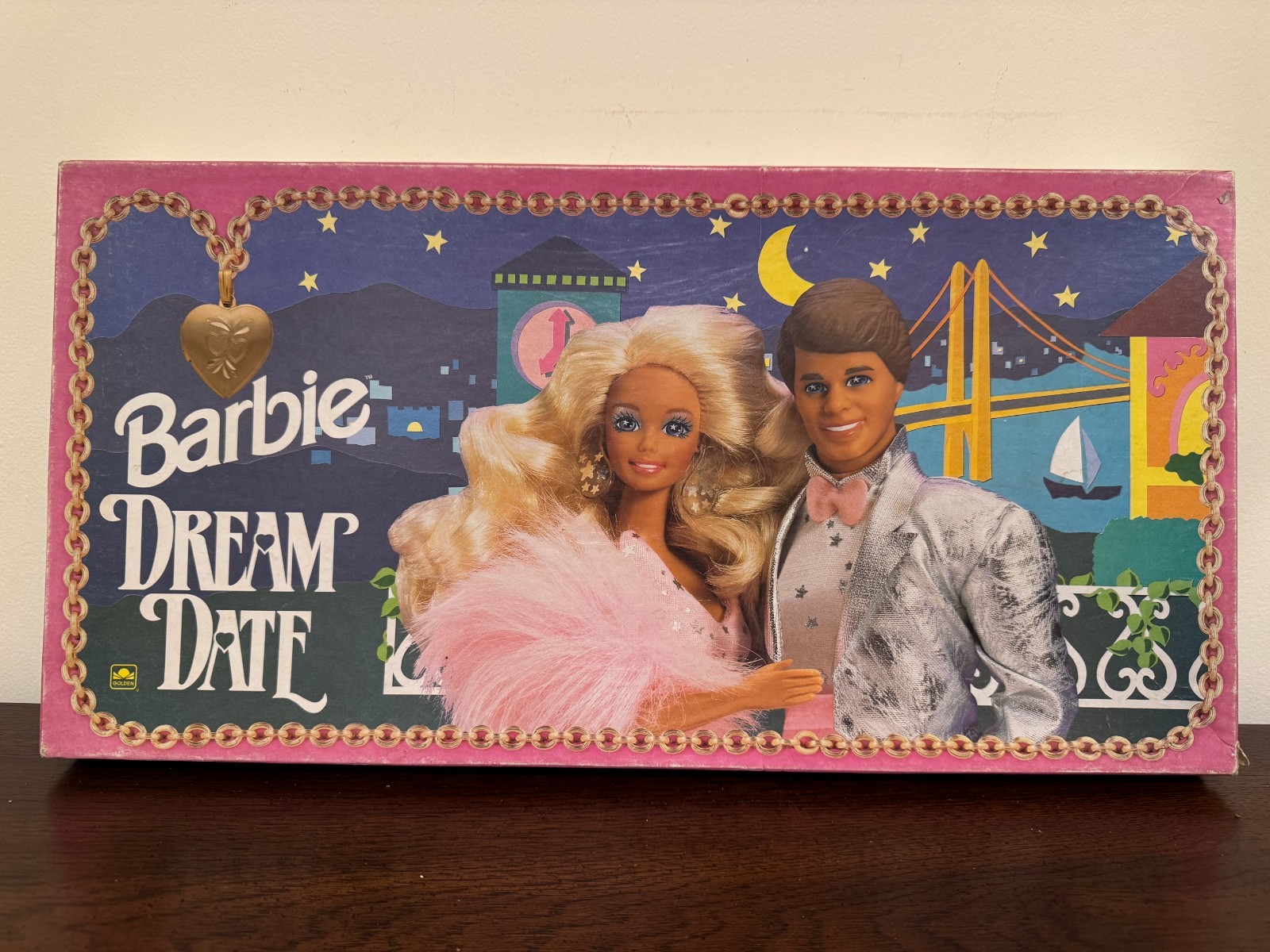 Vintage 1992 Barbie Dream Date Board Game 100% Complete Golden Mattel