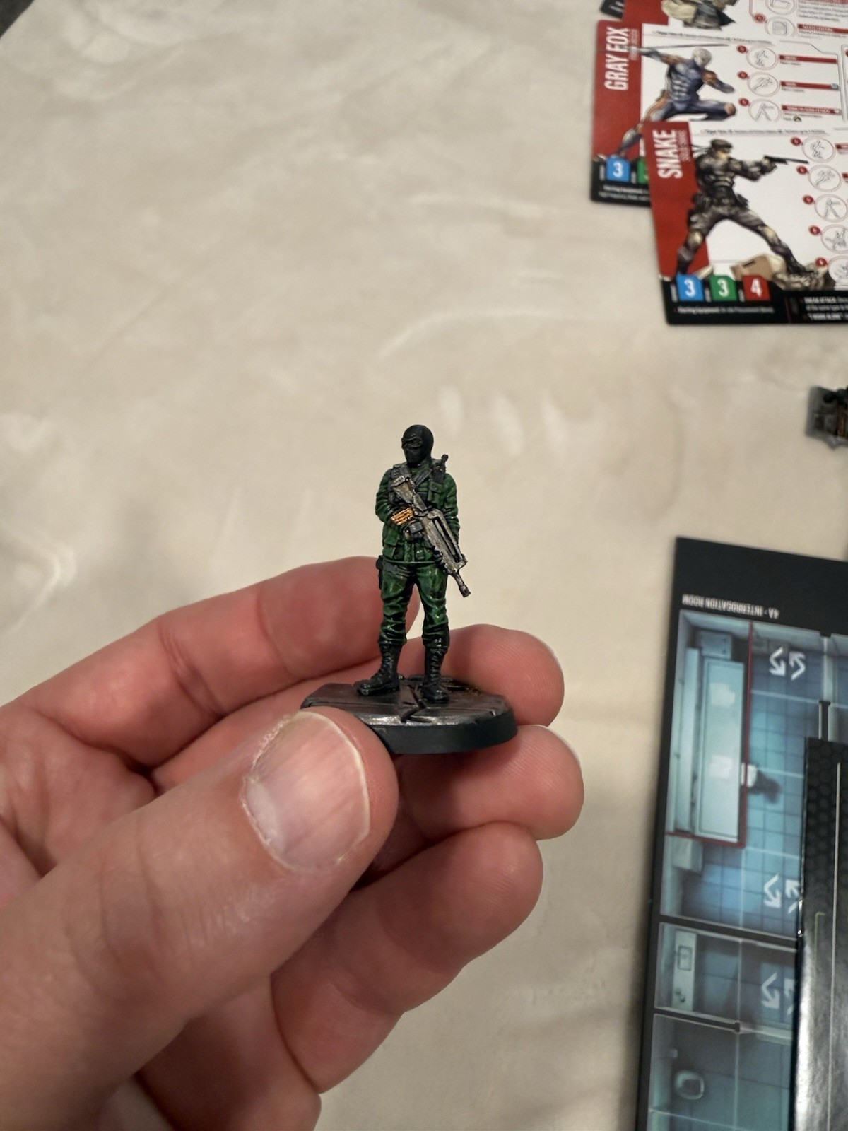 Metal Gear Solid: The Board Game Standard Edition by CMON. Painted