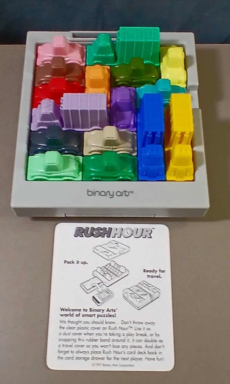 Vintage Binary Arts Rush Hour 2003 Strategy Thinking Puzzles Challenges Complete