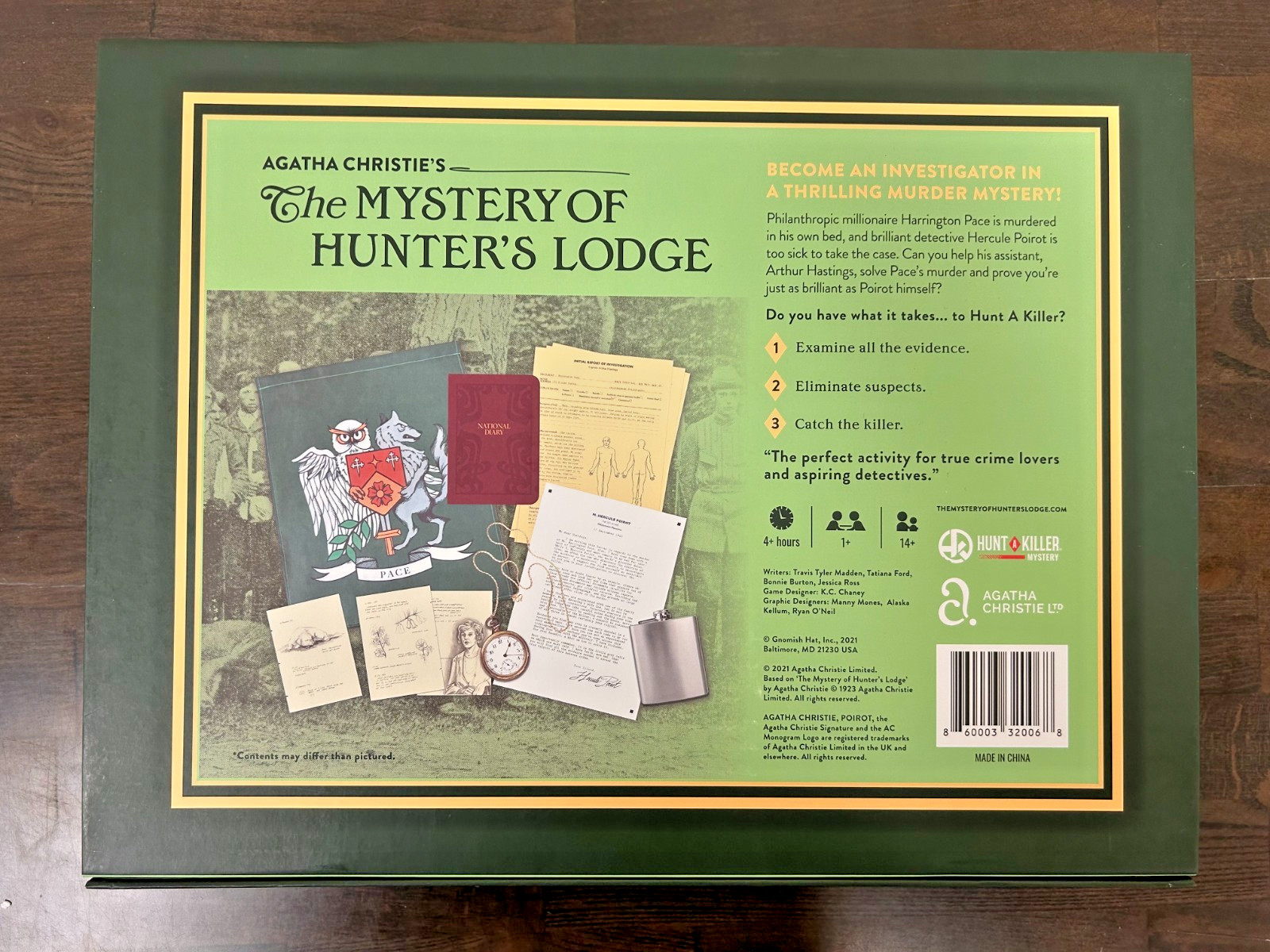 Hunt A Killer Game – Agatha Christie’s The Mystery of Hunter’s Lodge – COMPLETE!