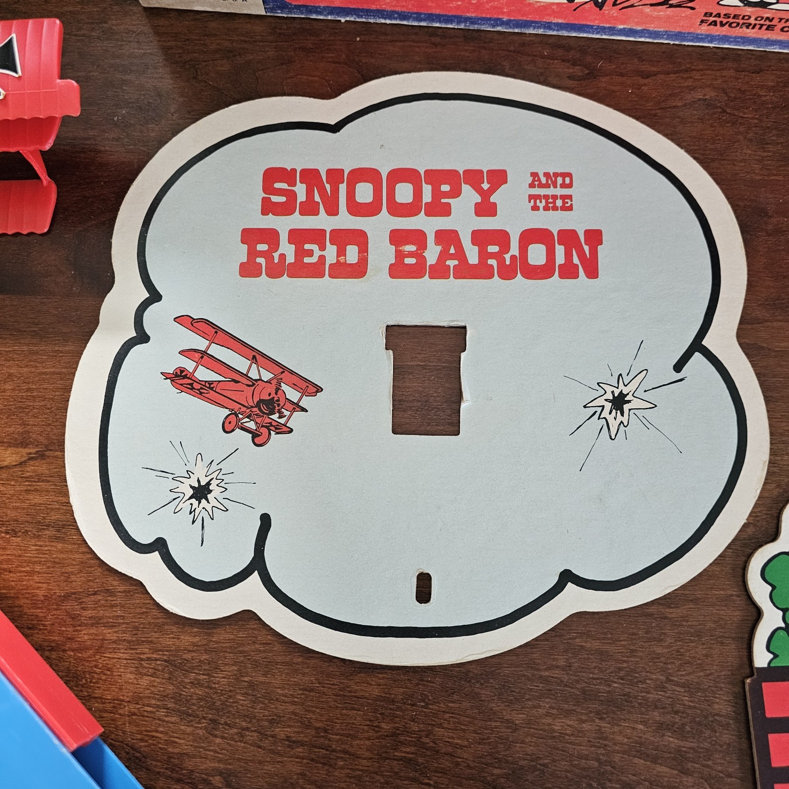 1970 Milton Bradley Snoopy and the Red Baron Skill and Action Game