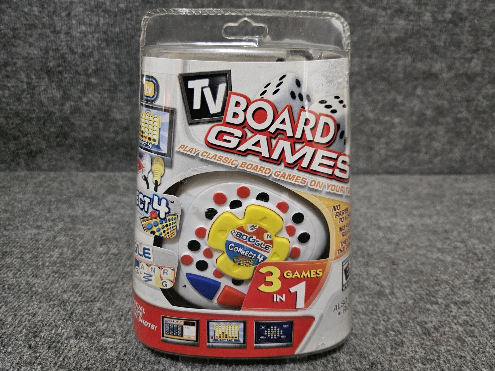 Hasbro TV Board Games Plug n Play 3 Games in 1