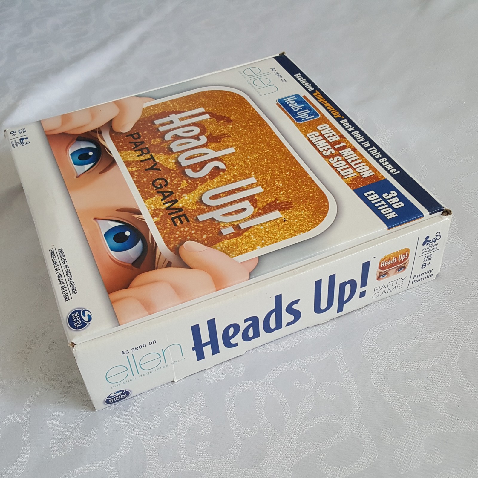Heads Up Party Game 3rd Edition As Seen On Ellen Family Game Age 8+ Spin Master
