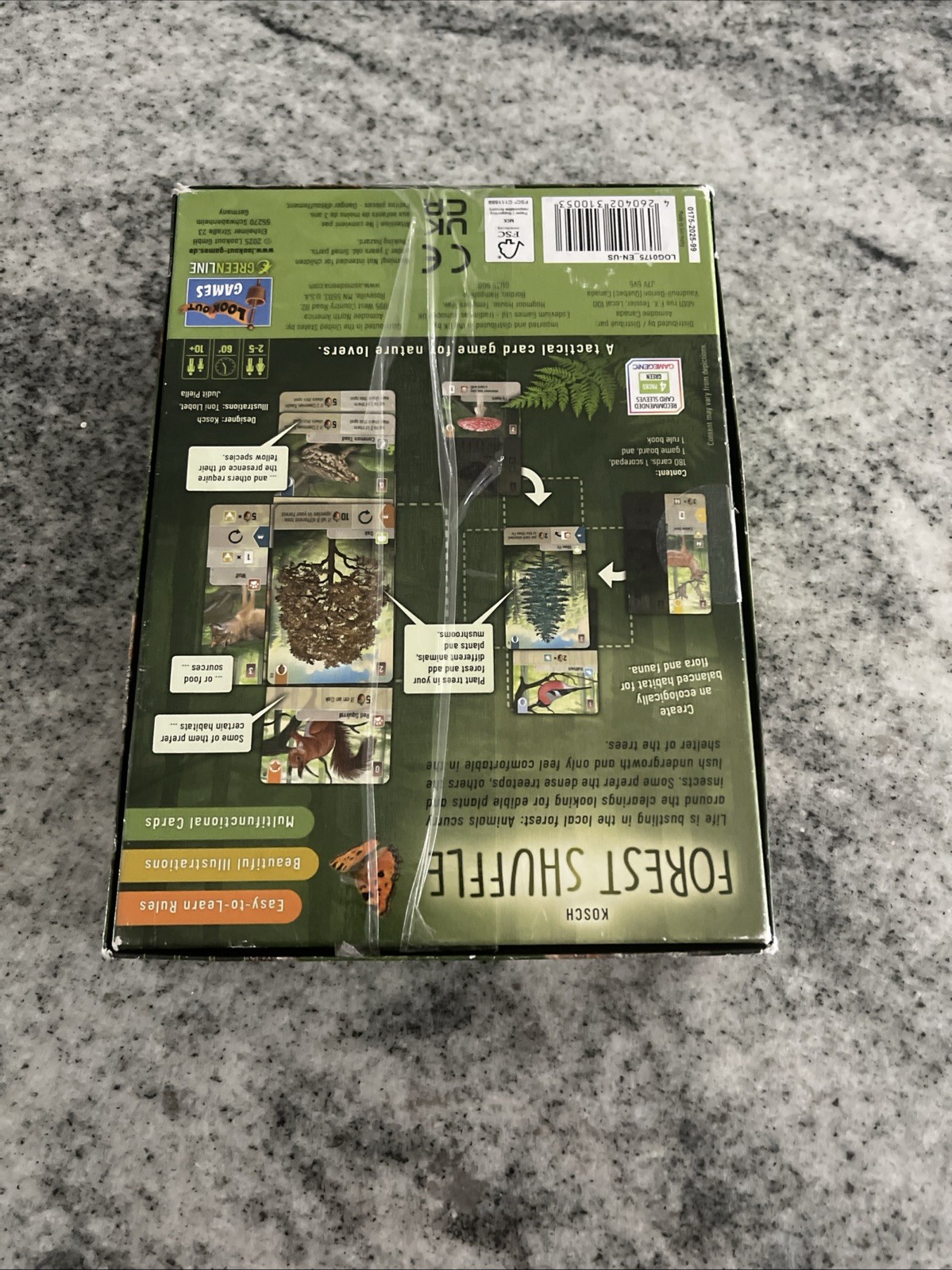 Forest Shuffle Card Game Family Nature Lover Card Kosch By Lookout Games