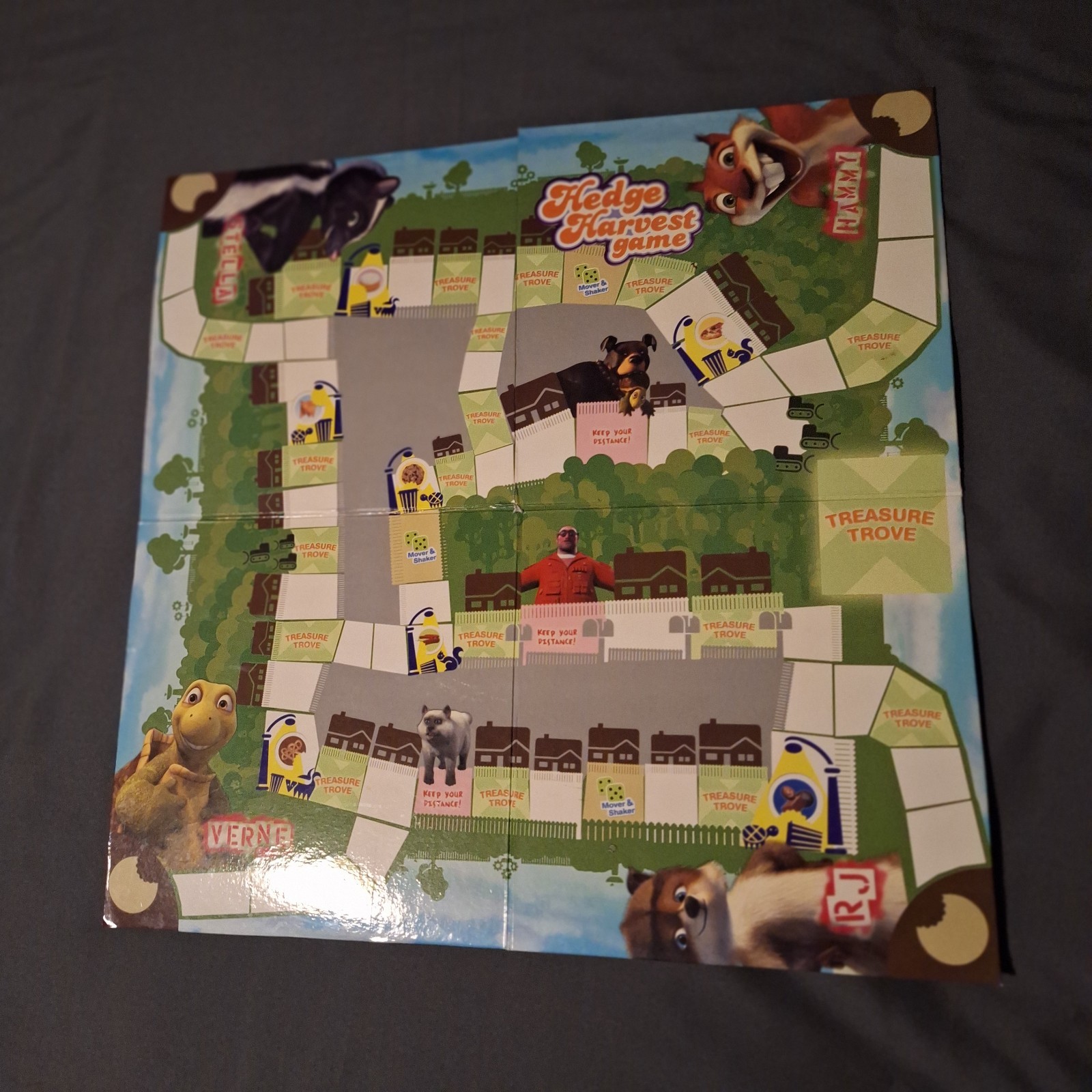 Rare Over The Hedge – Hedge Harvest Board Game DreamWorks 2006