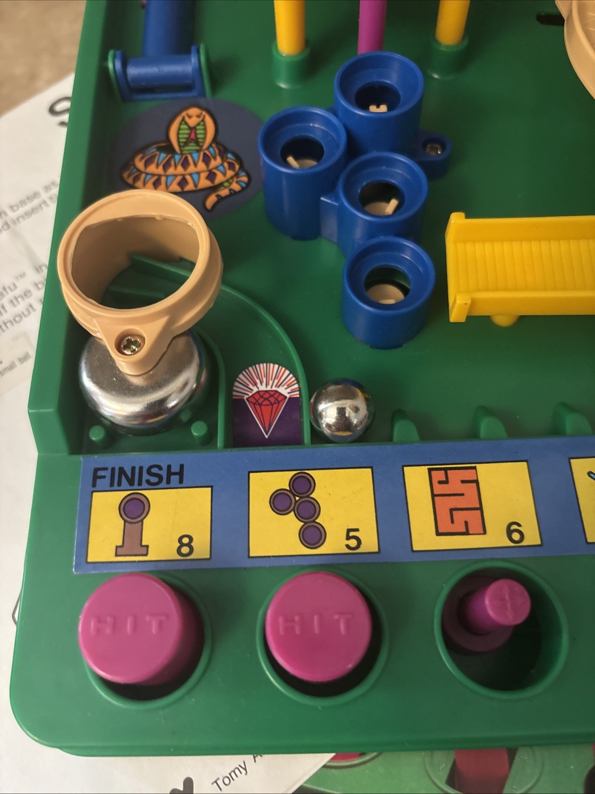 VINTAGE 1991 – Snafu Tomy Screwball Scramble Run Game One Marble Only