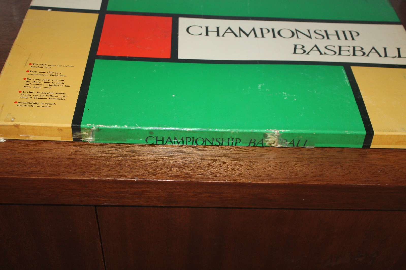 Championship Baseball Vintage Board Game (Tod Lansing)