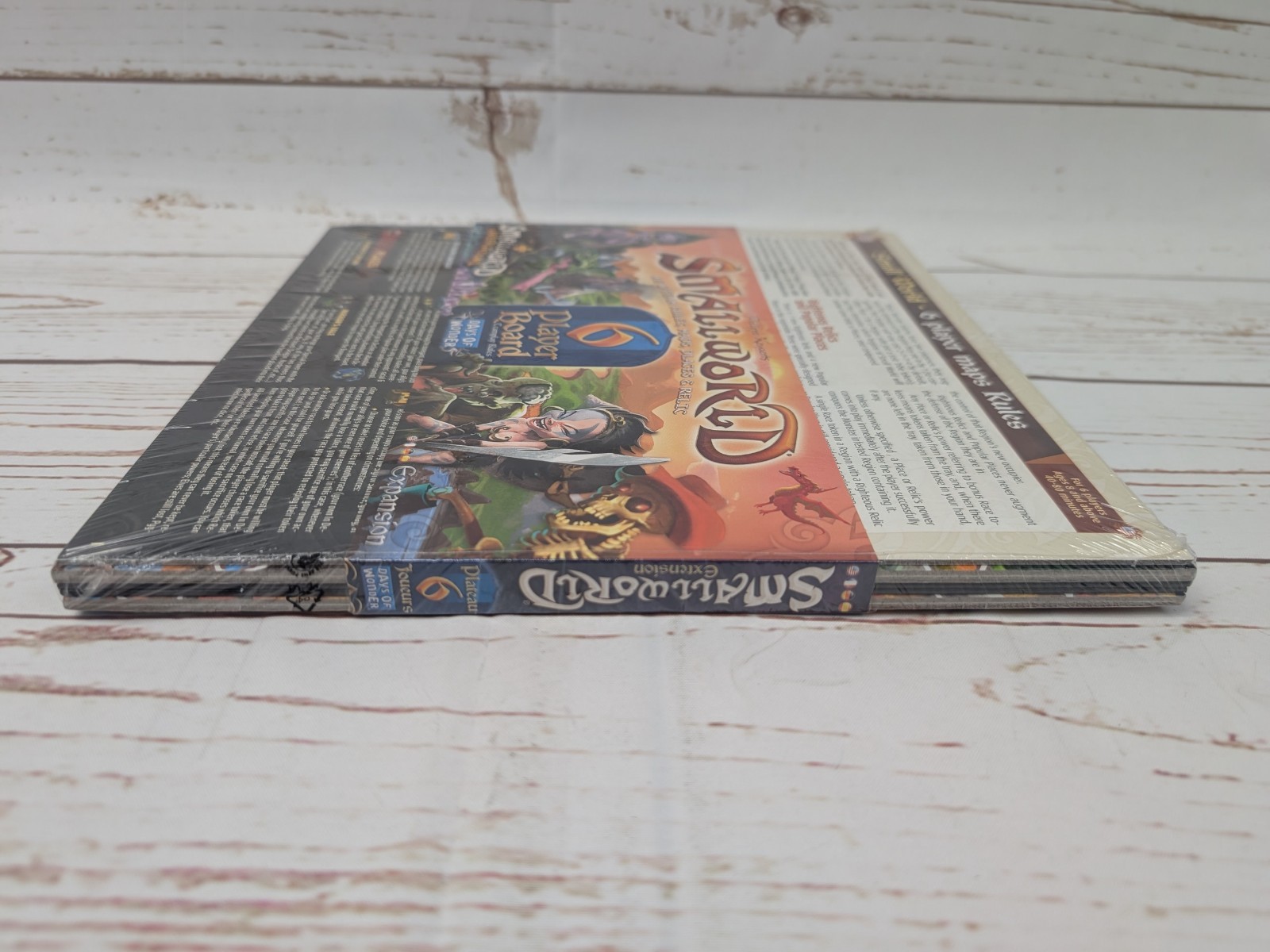 Small World 6 Player Map Box NIS Rare OOP Days of Wonder Board Game Expansion