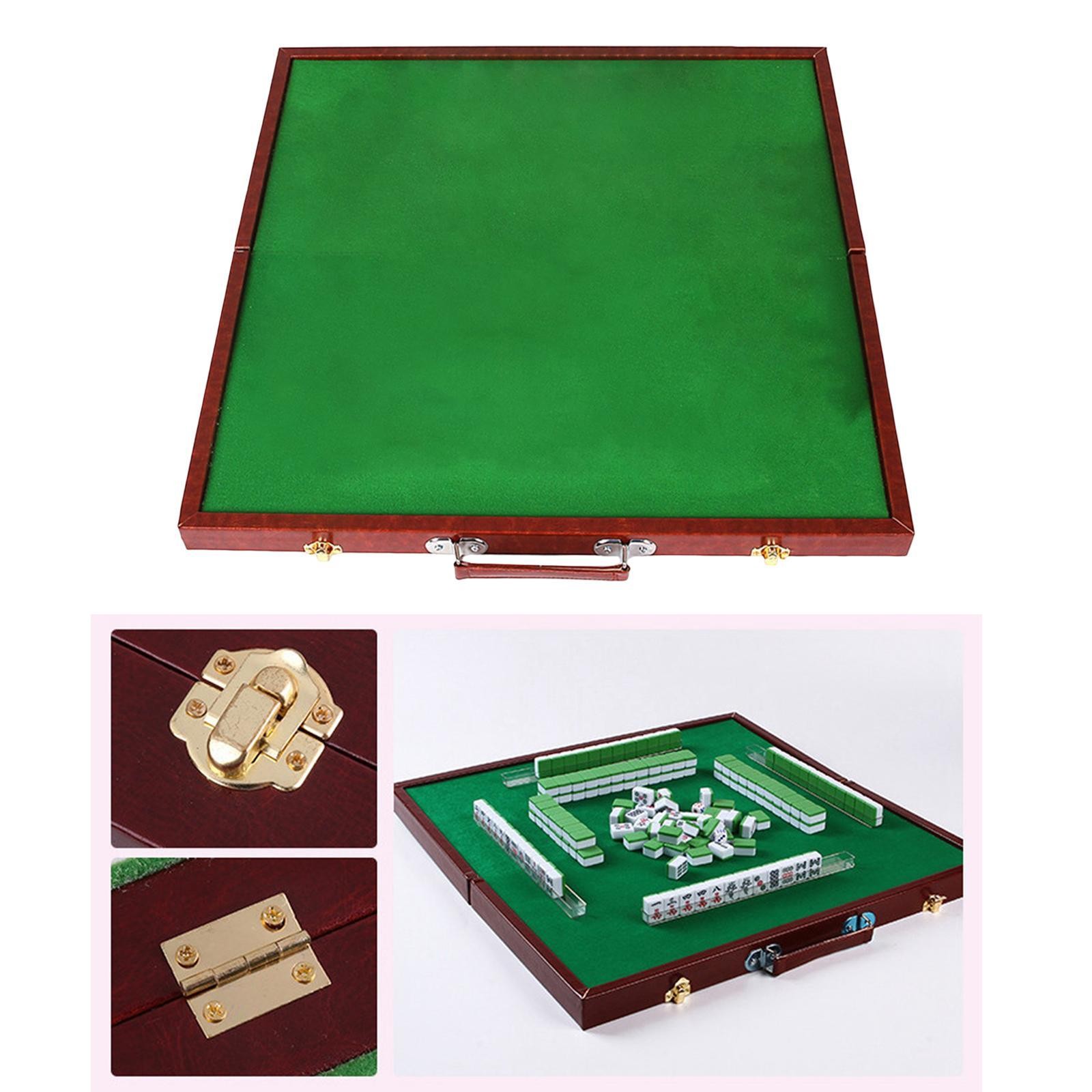 Portable Mini Mahjong Table Indoor Entertainment Accessories Board Game Activity