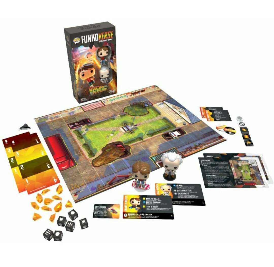 Pop Funko Funkoverse Funko Verse Board Game Back to the Future Spanish Version