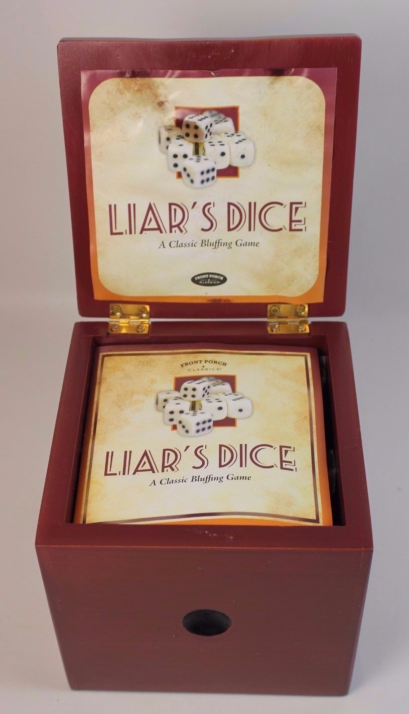 Liar’s Dice Game and Mini Beer Pong Game Two Games!