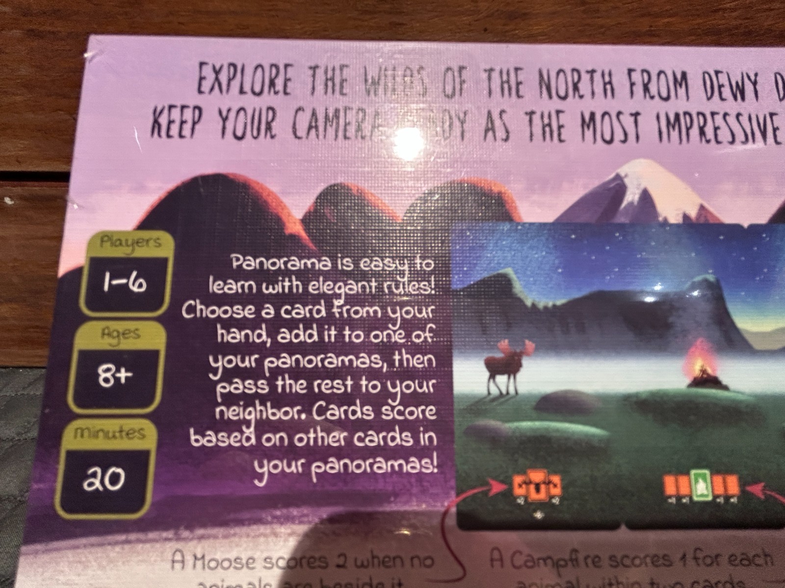 Panorama 2021 Spark Works Board game New In Box 1-6 Players Ages 8+ 20 Min game