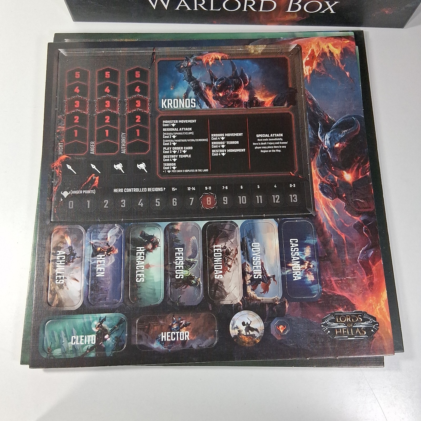 WARLORD BOX LORDS OF HELLAS AWAKEN REALMS BOARD GAME MYTHOLOGY SUNDROP 2018