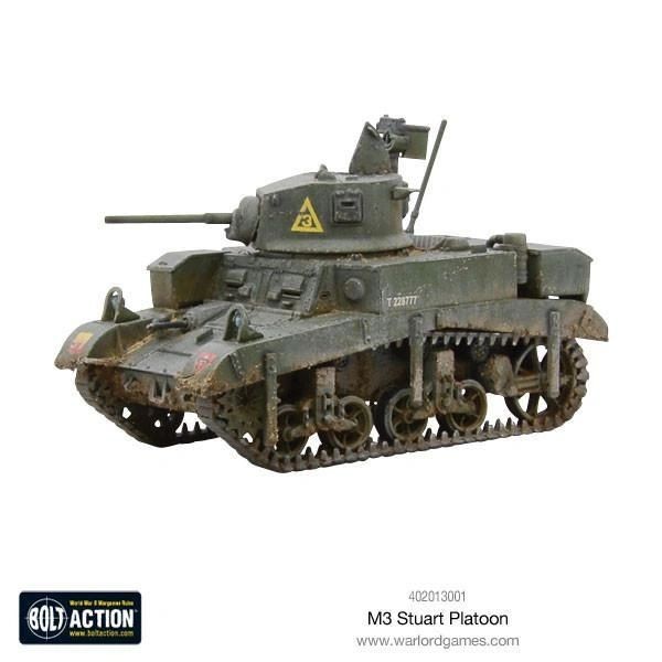 Bolt Action – M3 Stuart Platoon