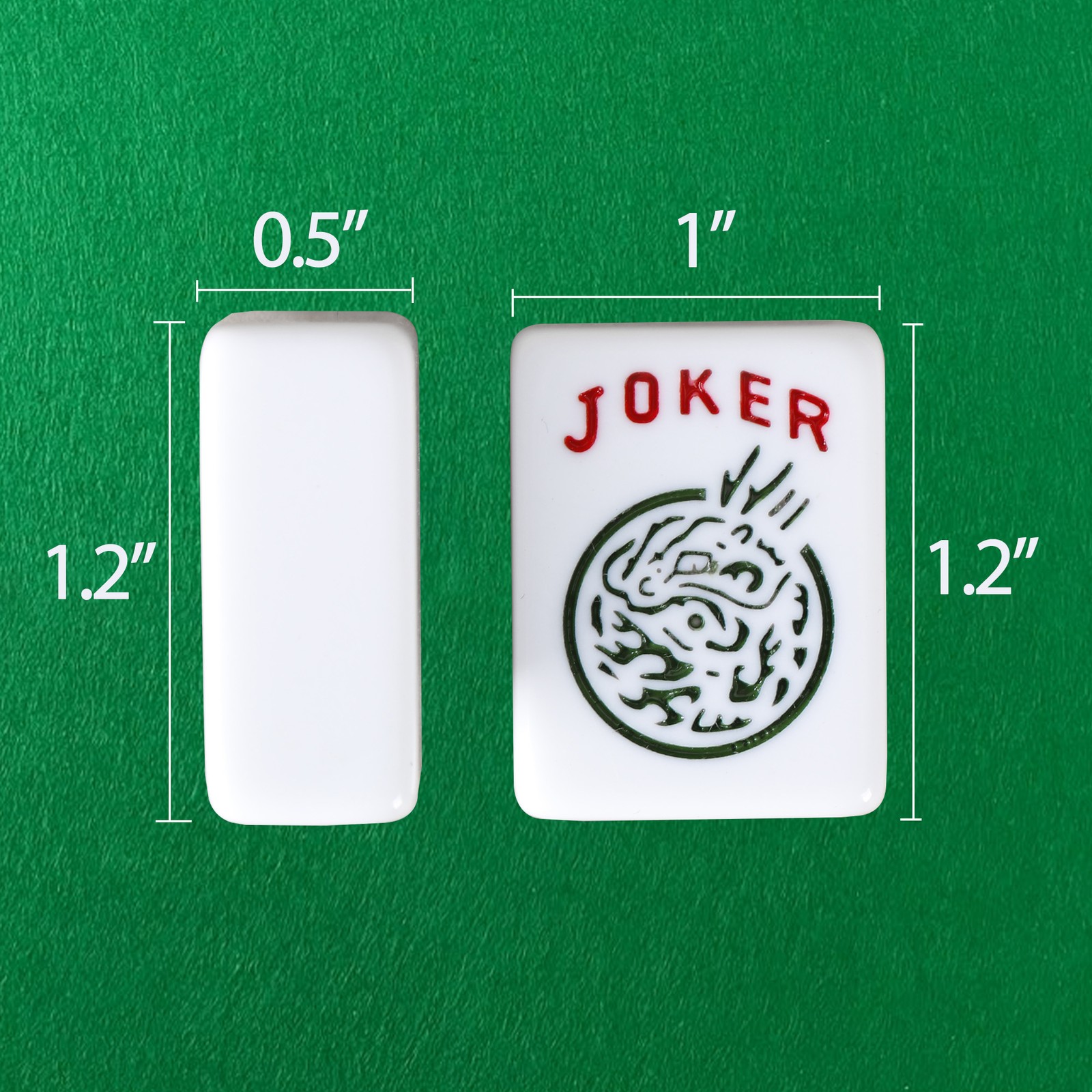 American Mahjong Set,166 Premium White Tiles 4 All-in-One Mahjong Racks/Pushers