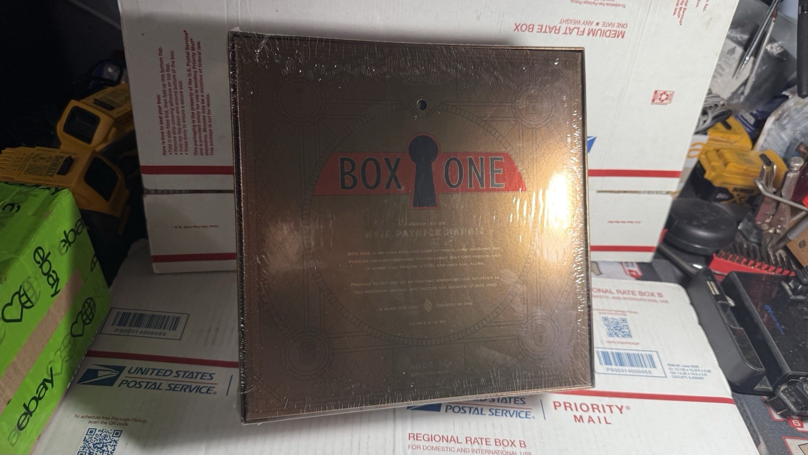 BOX ONE PRESENTED BY NEIL PATRICK HARRIS BOARD GAME (BRAND NEW SEALED)-