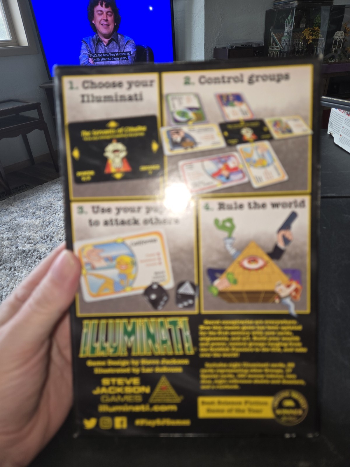 Illuminati 2nd Edition The Game Of Conspiracy Steve Jackson Games Open Box