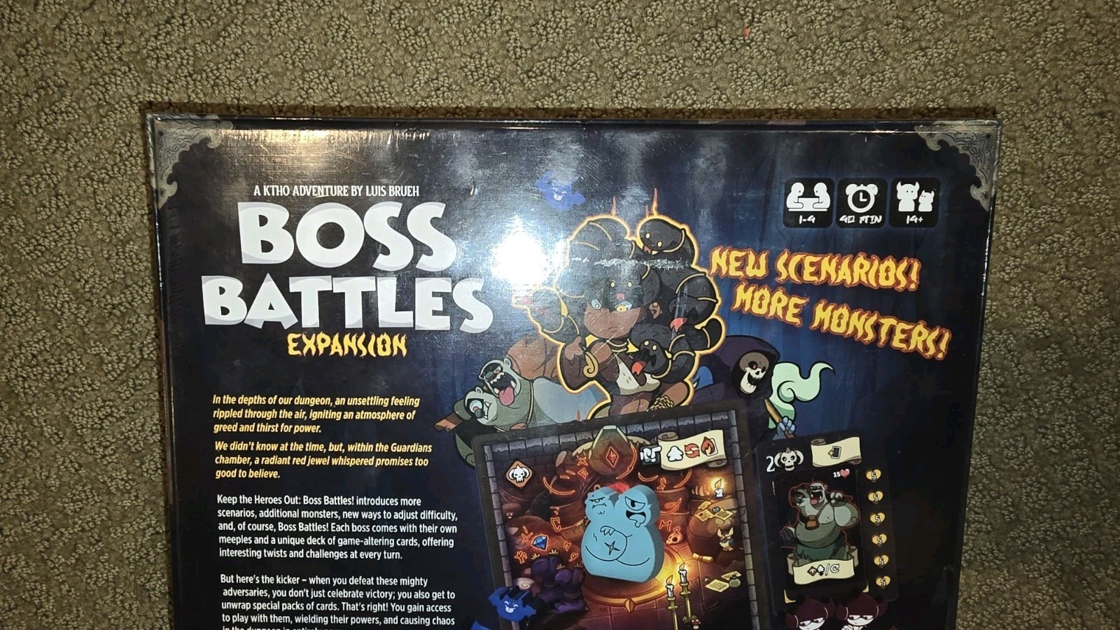 Keep the Heroes Out Boss Battles Expansion NEW SEALED Brueh Games 6