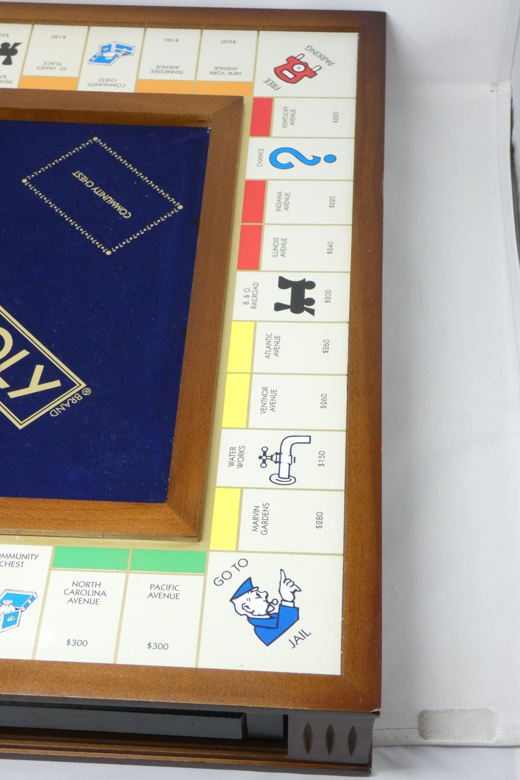 Monopoly Luxury Edition Adult Collectible Wooden Cabinet (Open Box: READ Full)