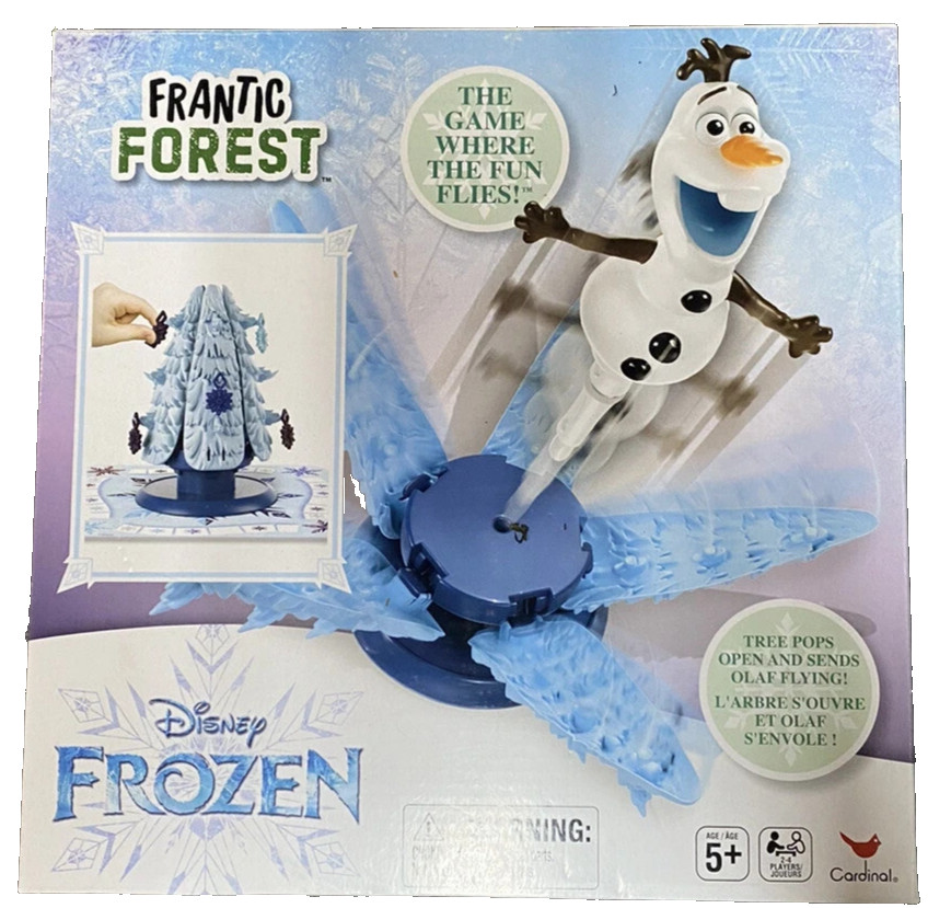 Disney Frozen Frantic Forest Game: Sends Olaf Flying! Trees Pop Open!