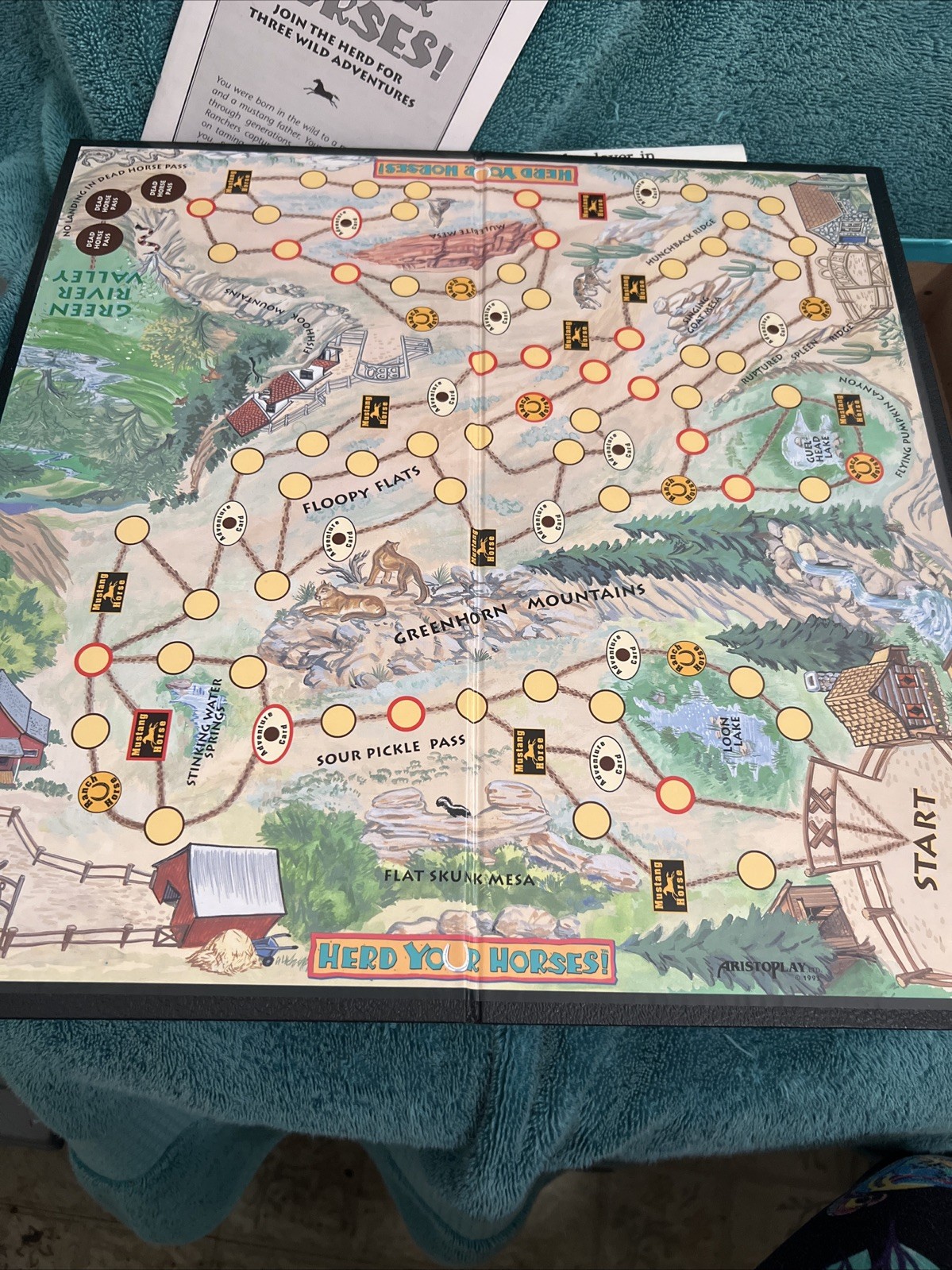 VTG Herd Your Horses Board Game As Pictured 1993 See Pics And Read