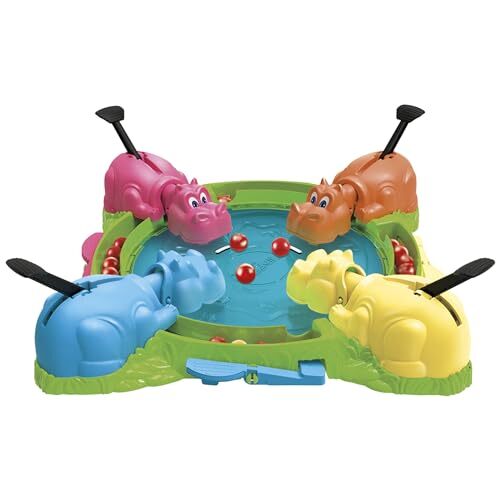 Hungry Hungry Hippos Classic Marble Chomping Game for Preschoolers Ages 4+