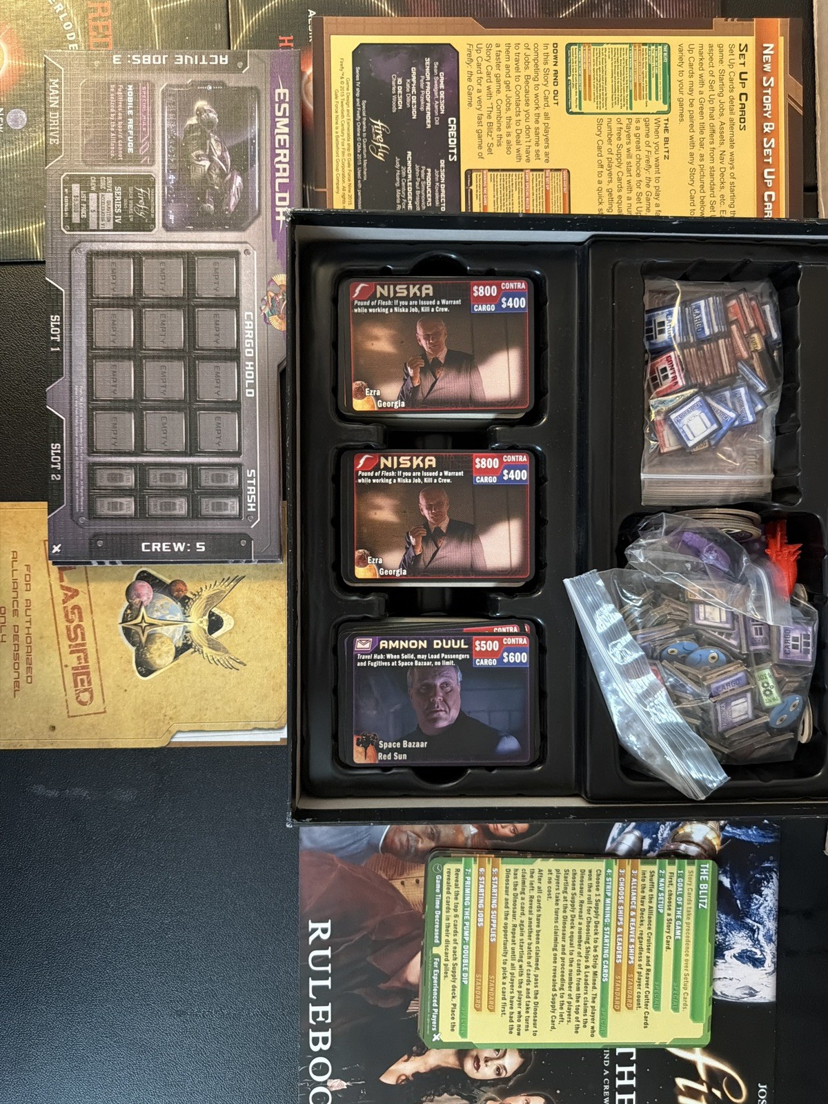 Firefly The Game Fantasy Board Game Joss Whedon 2013 Gale Force Nine COMPLETE