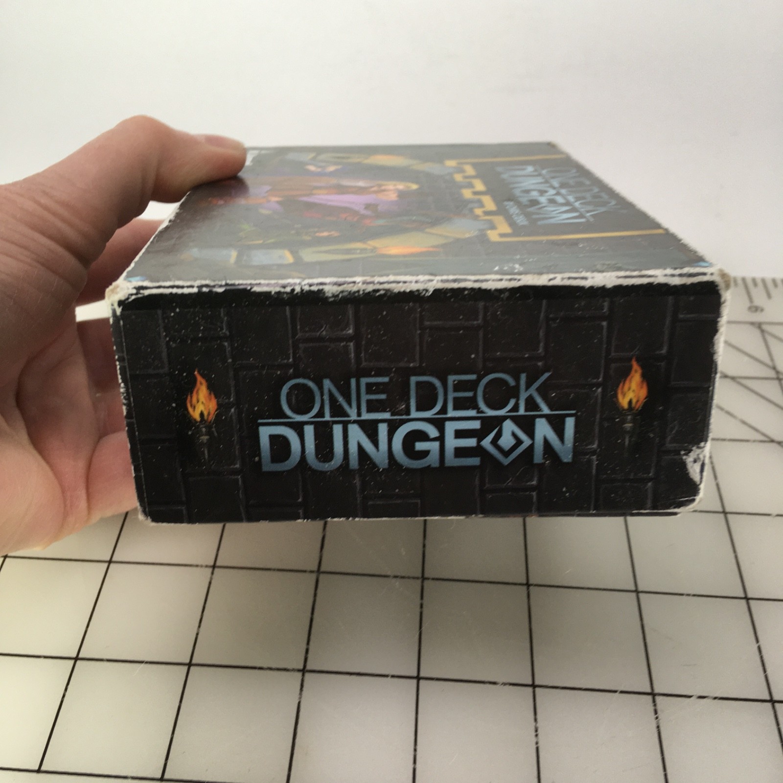 One Deck Dungeon Cooperative Dice Game for 1-2 Players Adventure BOX HAS WEAR