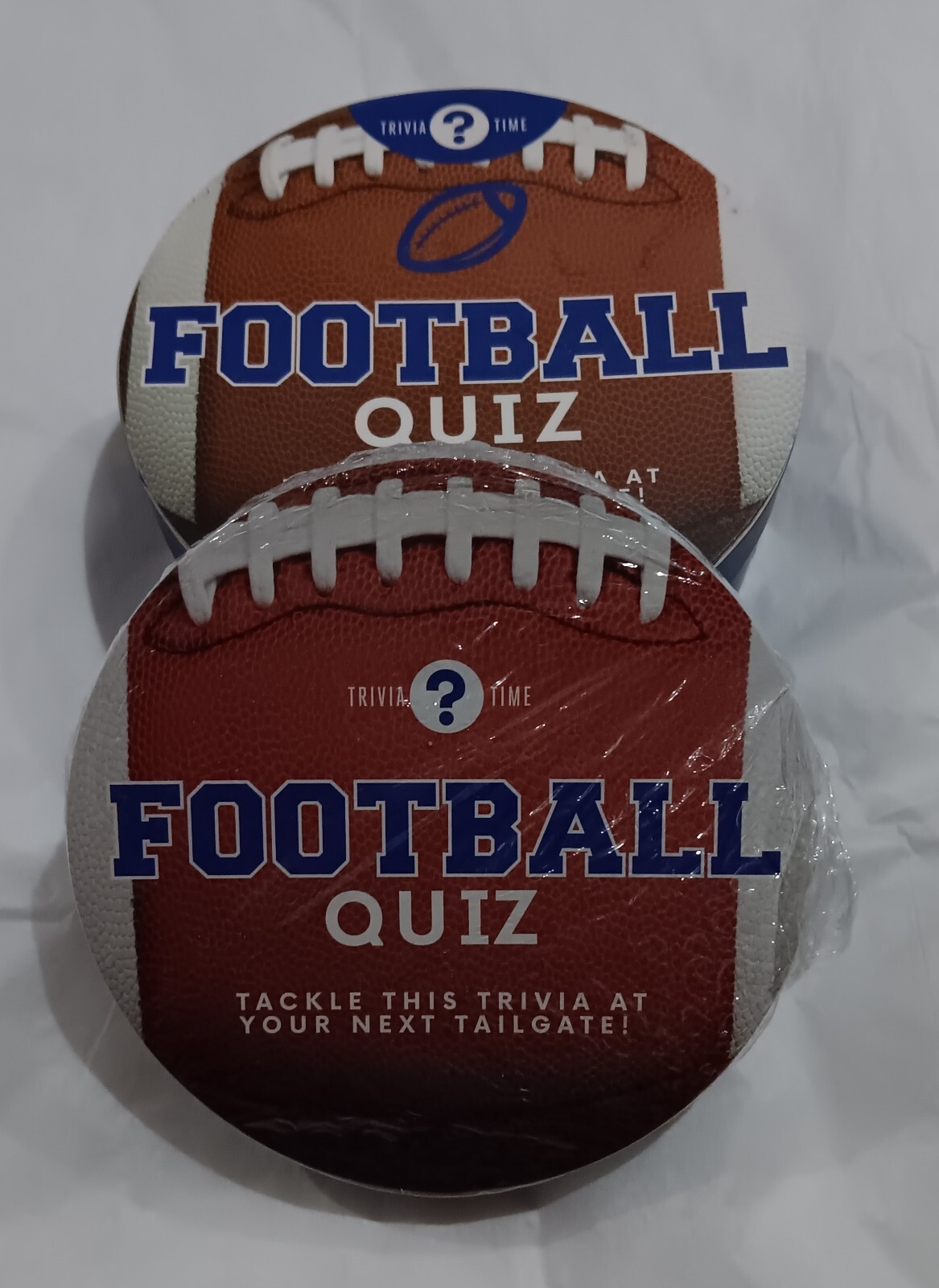 Trivia Time Football Quiz & Basketball Quiz Trivia Games Lot Of 2