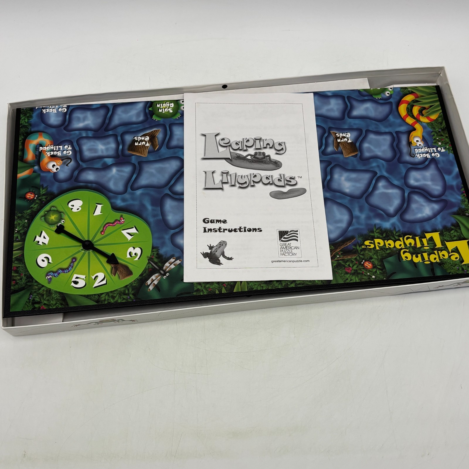 VINTAGE Leaping Lilypads Game COMPLETE GAPF 2000 Kids Frogs Animals