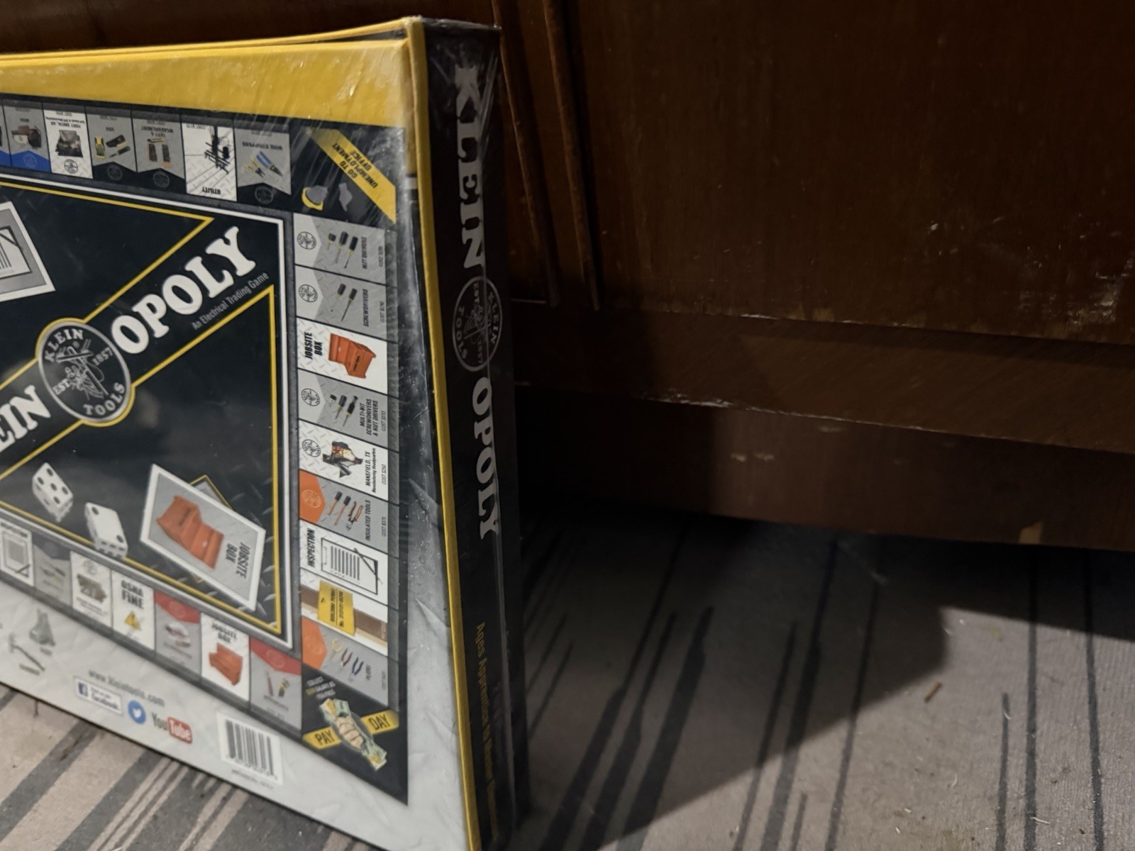 Klein Tools Klein-Opoly Board Game Limited Edition NEW Sealed- Small Tear