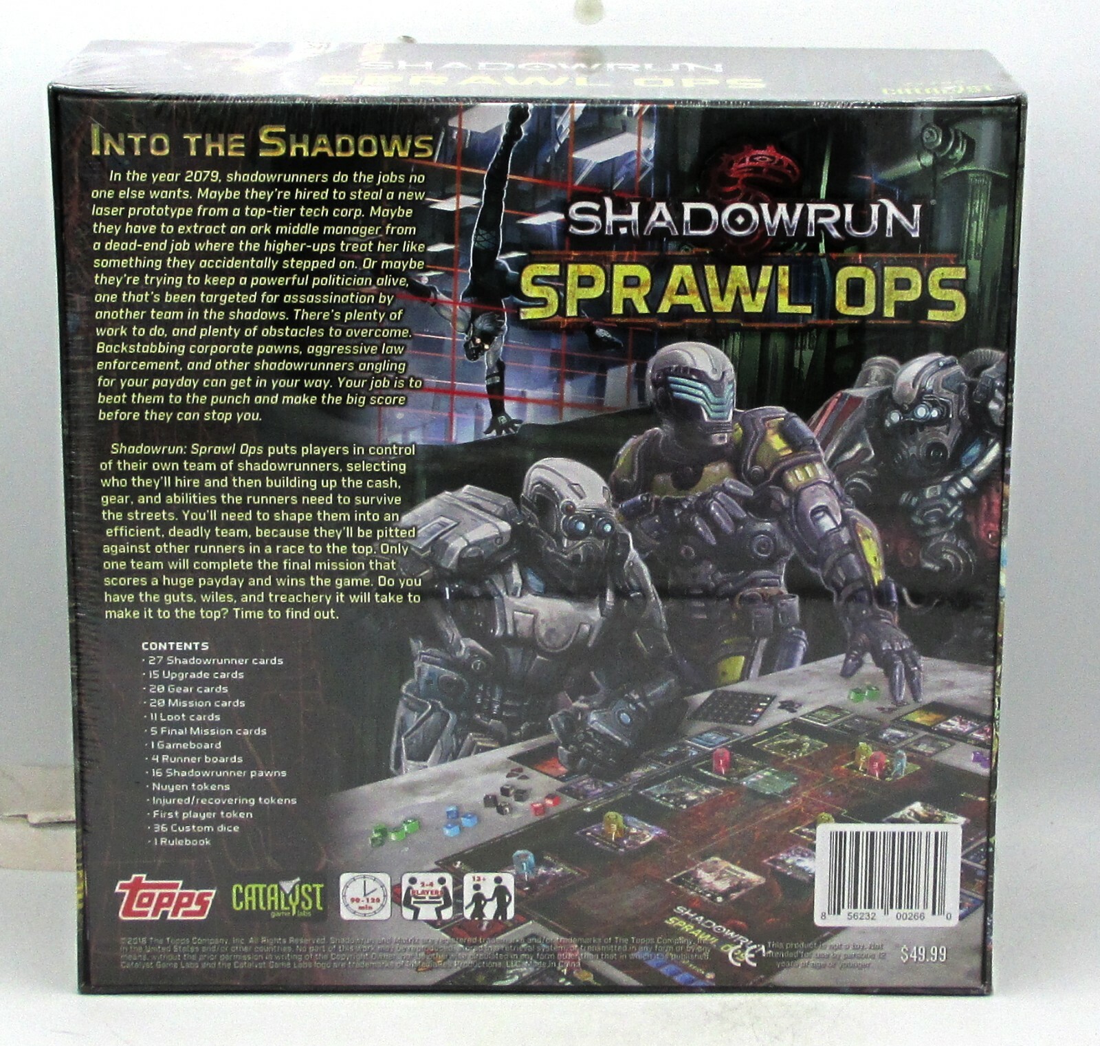 Shadowrun Sprawl Ops 77700 Core Set (Board Game) Catalyst Game Labs Cyberpunk
