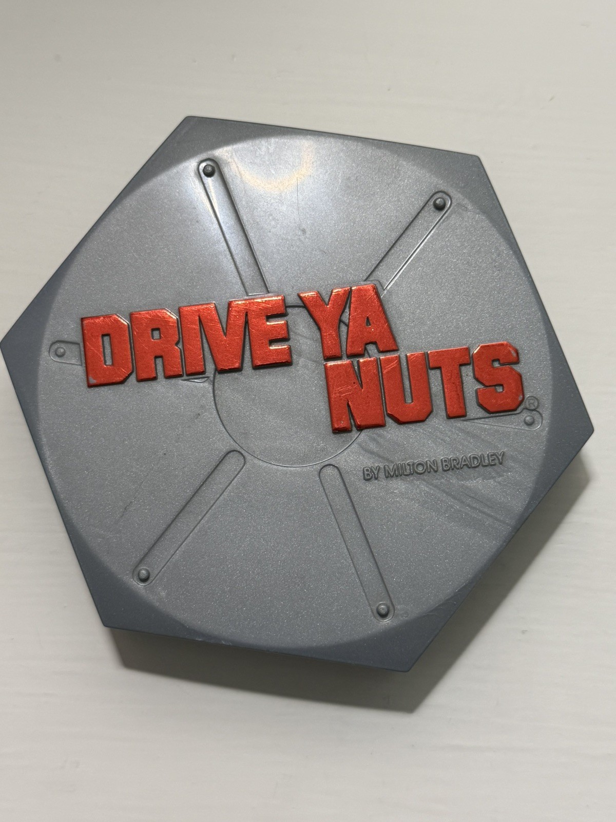 Vintage 1987 Drive Ya Nuts Puzzle Travel Brain Teaser Game Milton Bradley RED