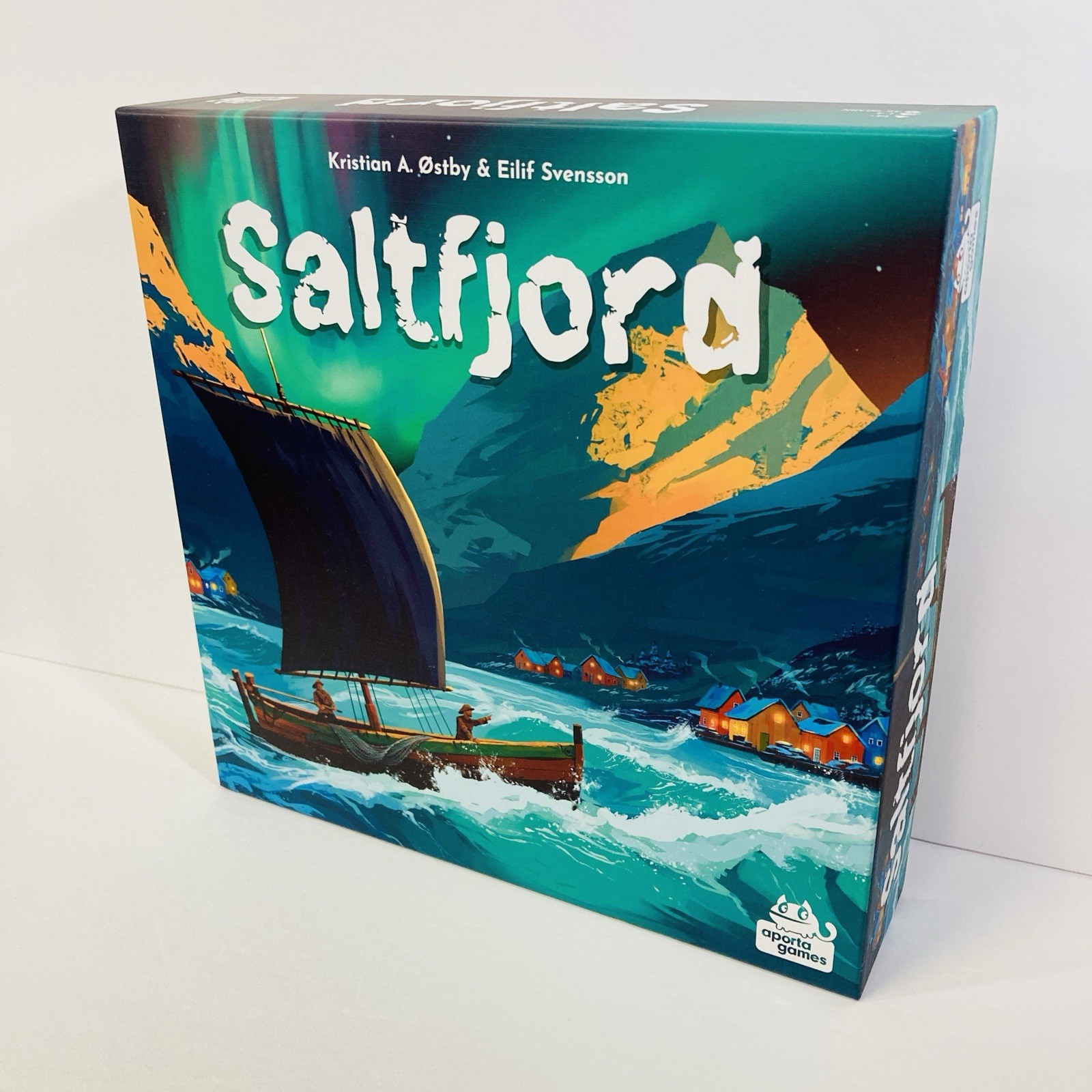 SALTFJORD BOARD GAME Aporta Games English EXCELLENT + COMPLETE