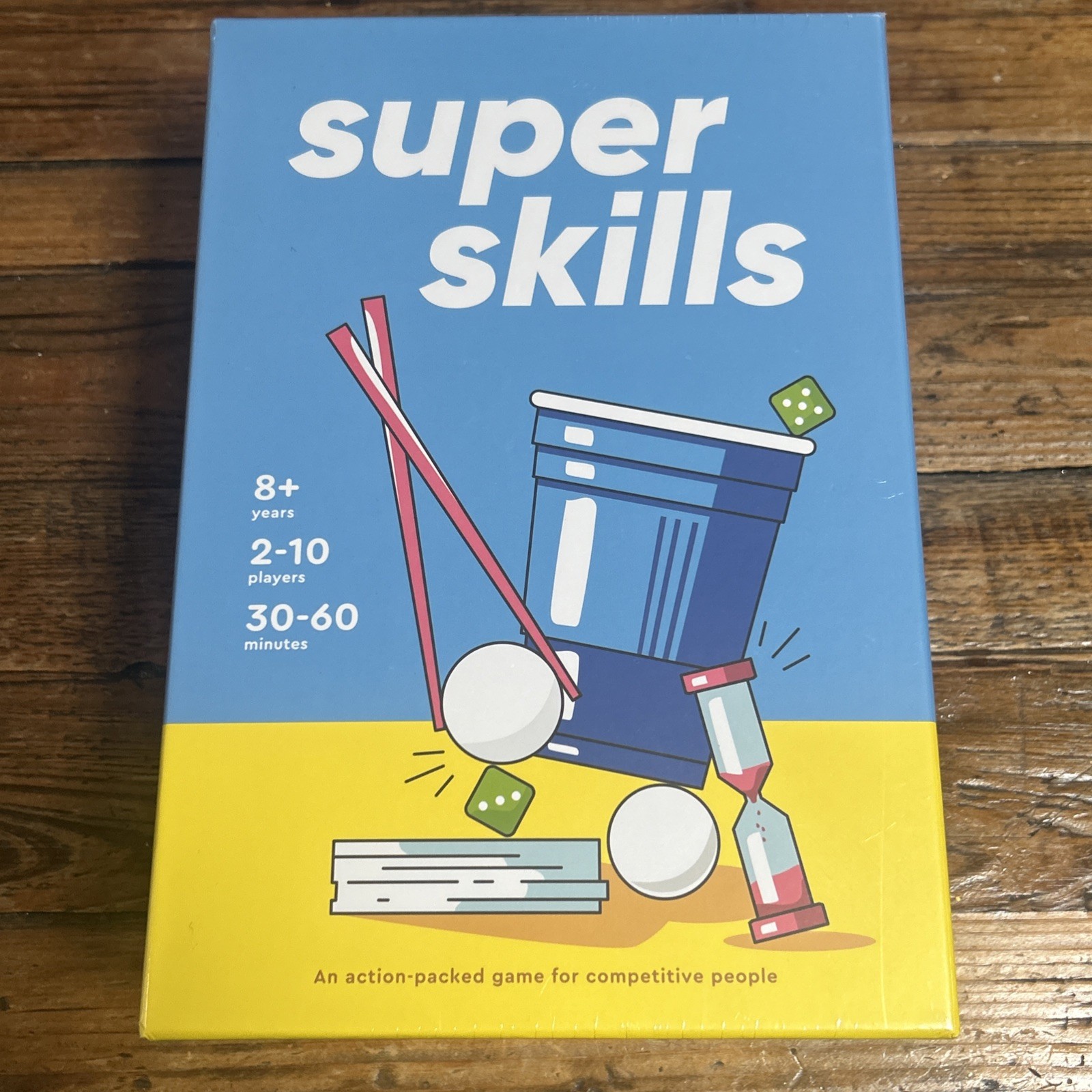 NEW SEALED! Super Skills An Action-Packed Challenge Game For Competitive People
