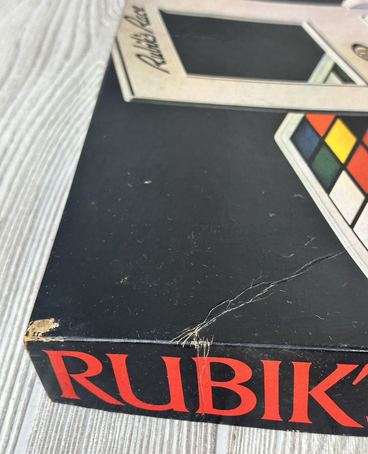 Ideal Rubik’s Race Game Original Box 1982 Maker’s of Rubik’s Cube 2 Player VTG