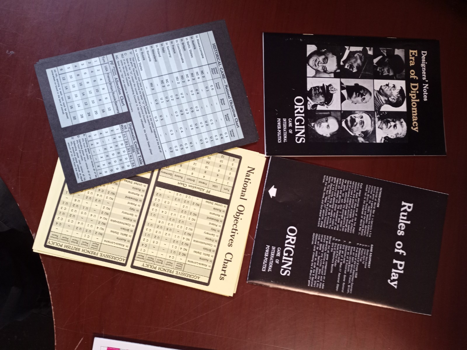 Origins of World War II 2 Board Game of International Power Politics 1971 Unpunc