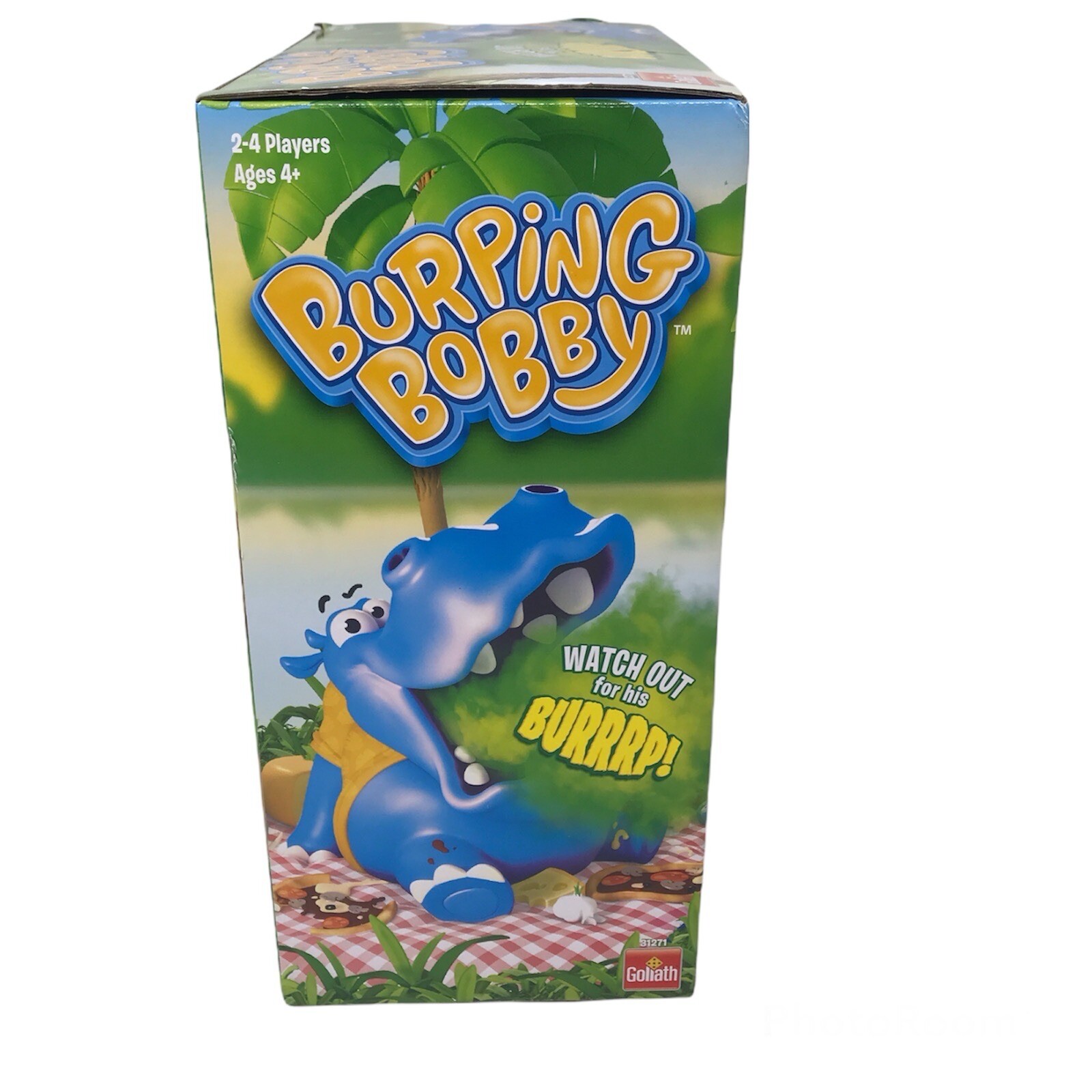 Brand New Burping Bobby Hippo Game by Goliath 2-4 Players Ages 4+