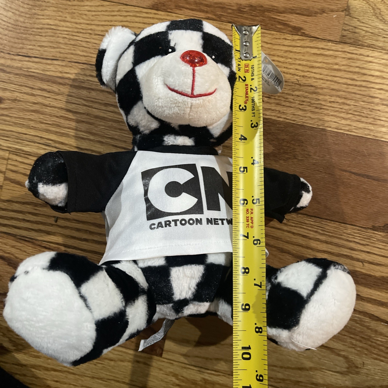 Checkers Bear. Cartoon Network Rare- Still Has Tags Attached.