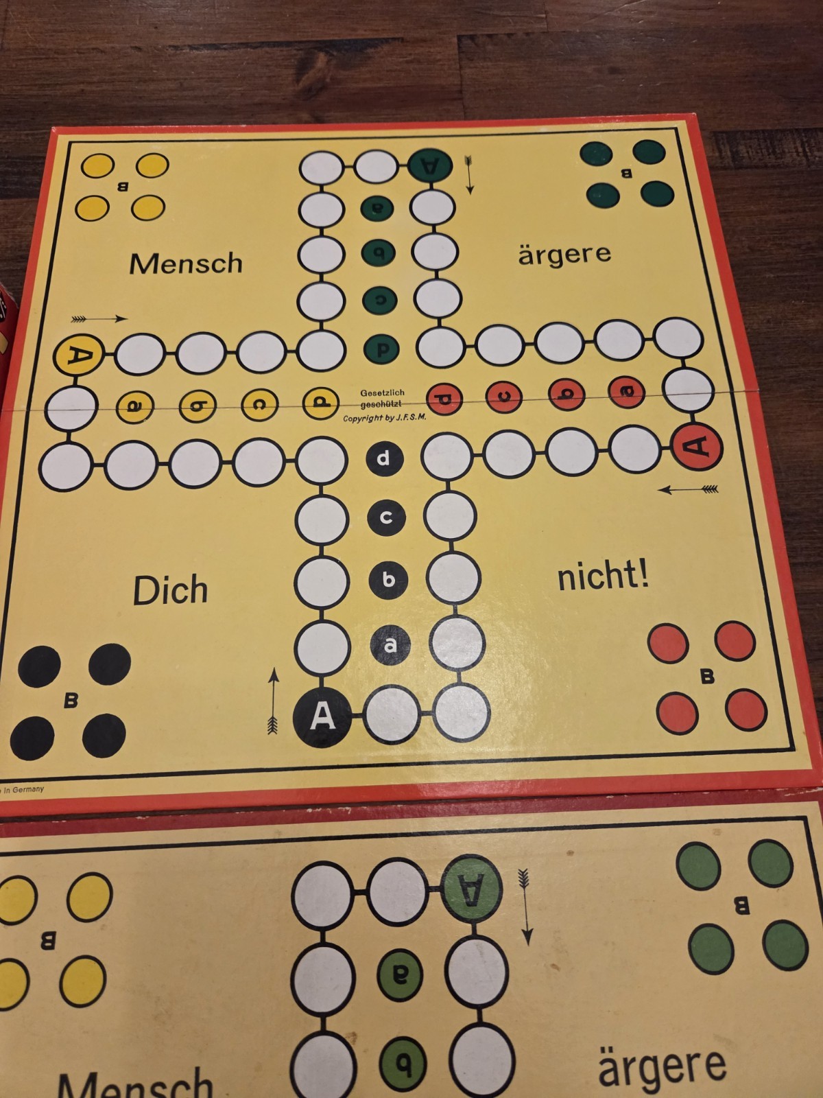 Vint Mensch Schmidt Spielregel Board Game Mensch Ärgere Dich Nicht Germany