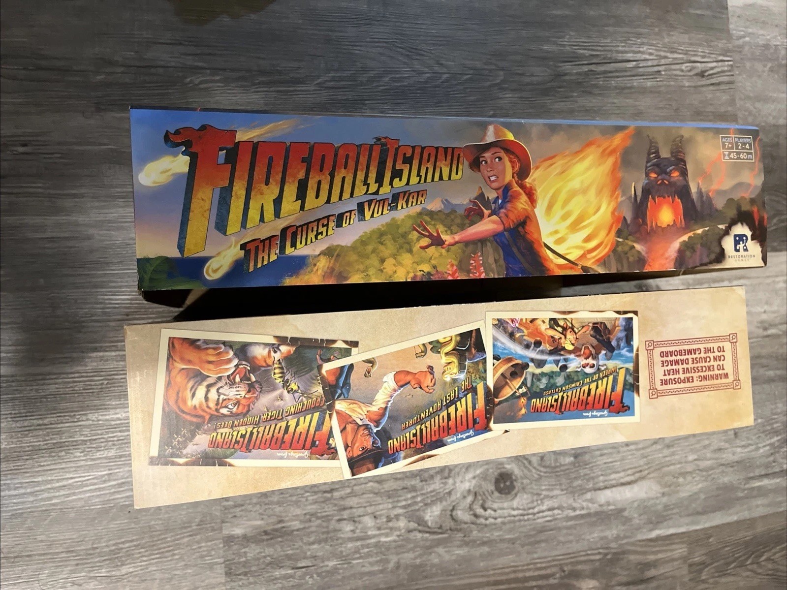 FIREBALL ISLAND THE CURSE OF VUL-KAR Game Deluxe Marbles & Treasure Trove