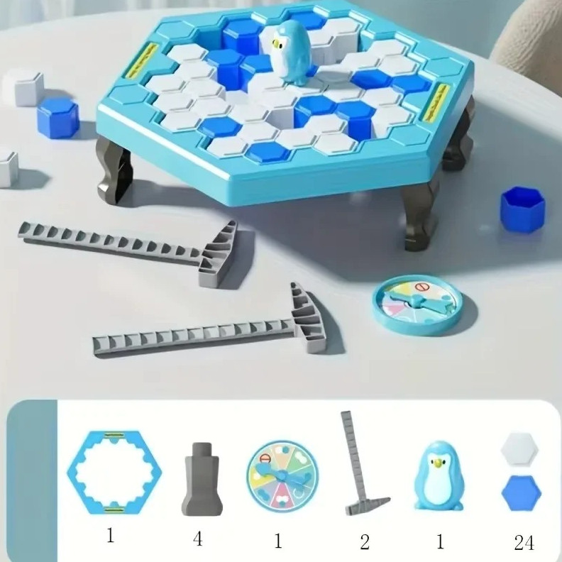 Save Penguin Knocking Ice Toy Interactive Ice Breaker Board Game NEW