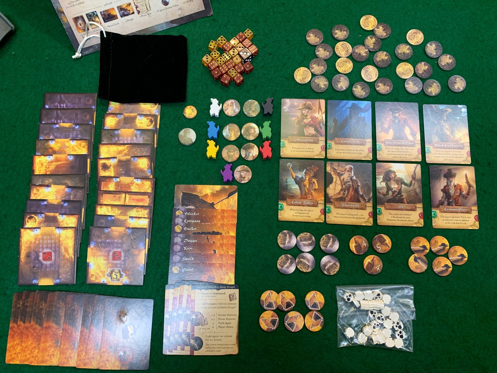 DEAD MEN TELL NO TALES 2016 Board game Complete!