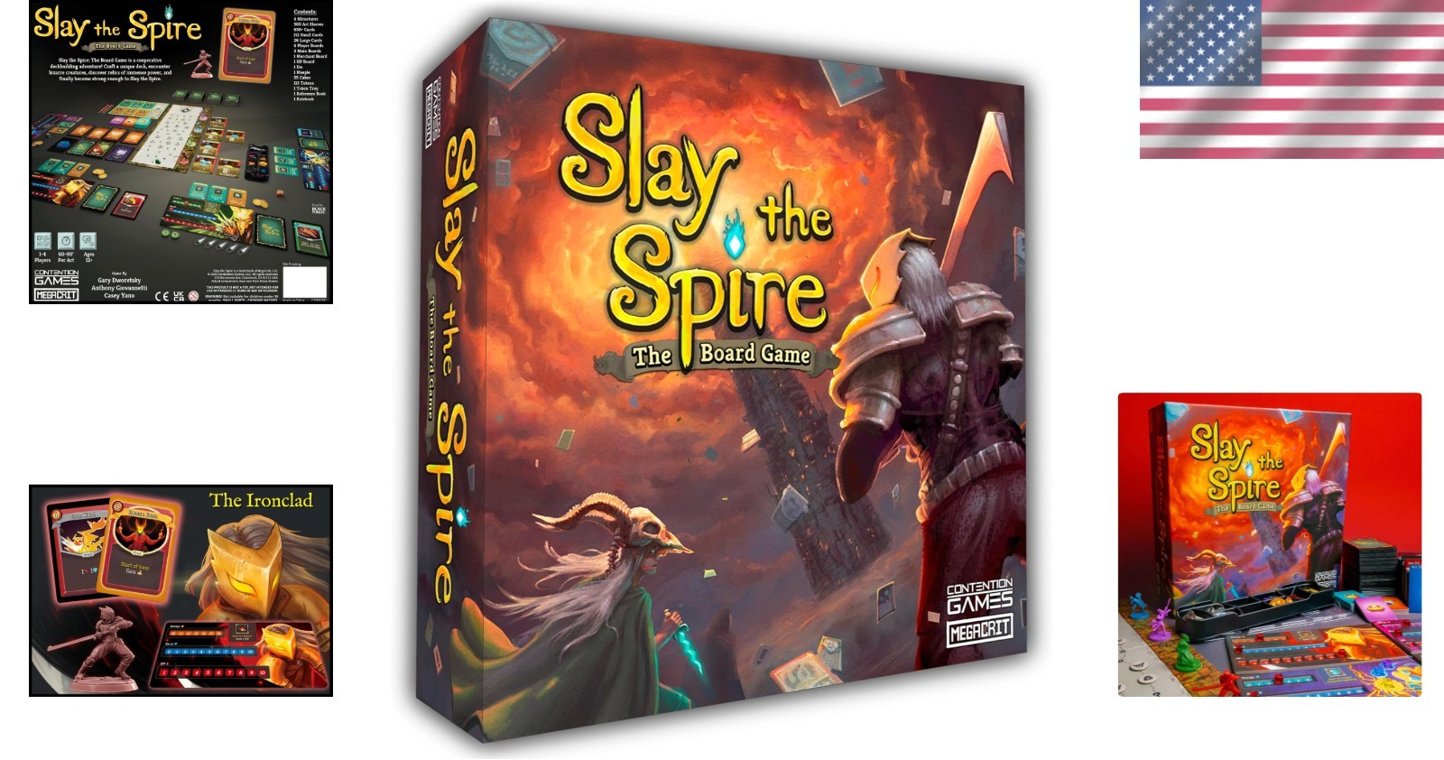 Slay The Spire: Fantasy Cooperative Board Game for 1-4 Players – 45 Min Play