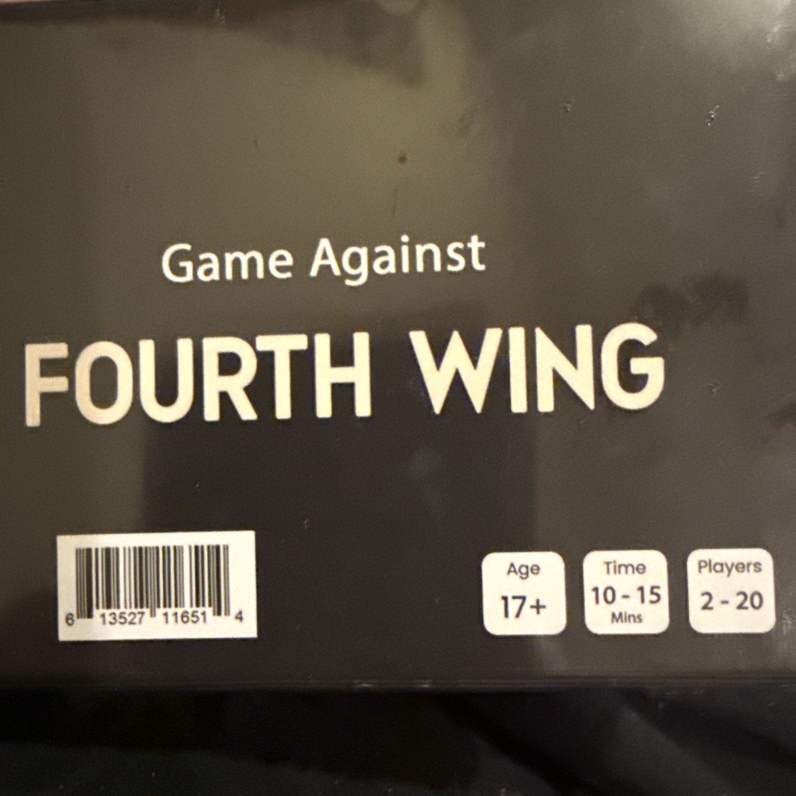 Game Against Fourth Wing – Party Card Games For Adults NEW SEALED