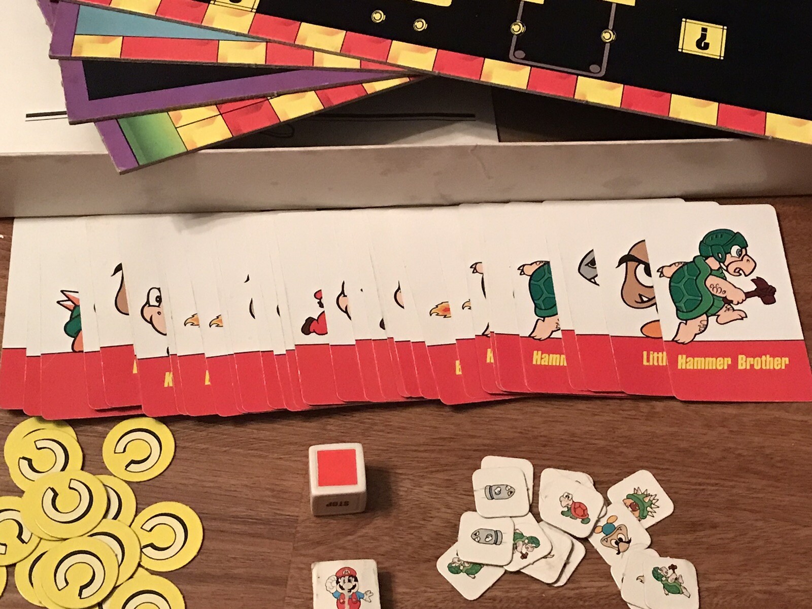 Nintendo Super Mario Brothers board game 1988 Milton Bradley Nearly complete