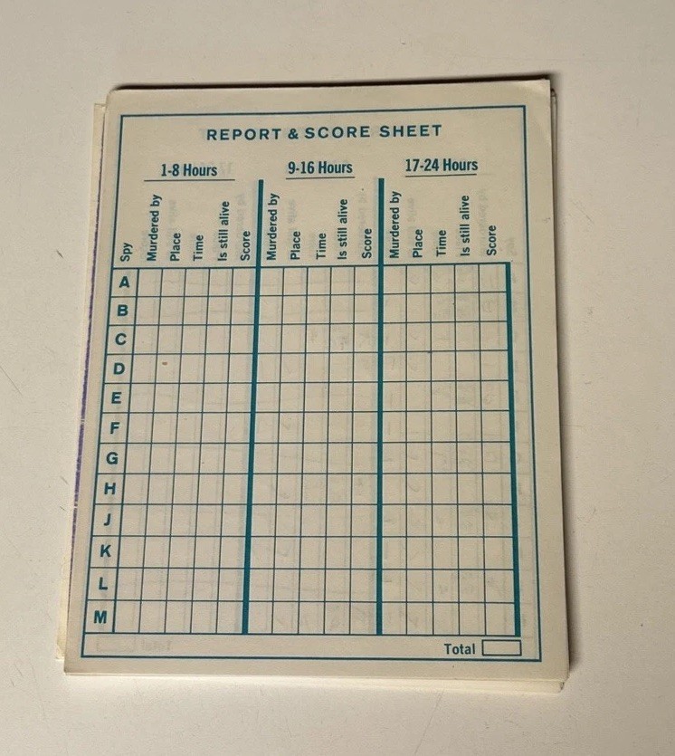 Vintage 1967 Sherlock Holmes Murder on the Orient Express Board Game Complete
