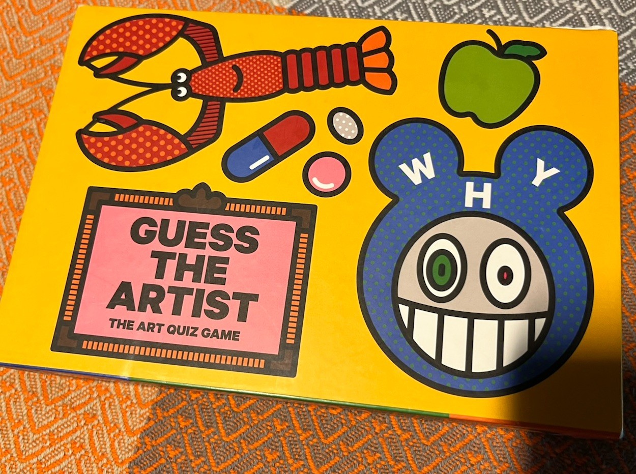 GUESS THE ARTIST, Robert Shore, Trivia Game, 2017, 1 or more players