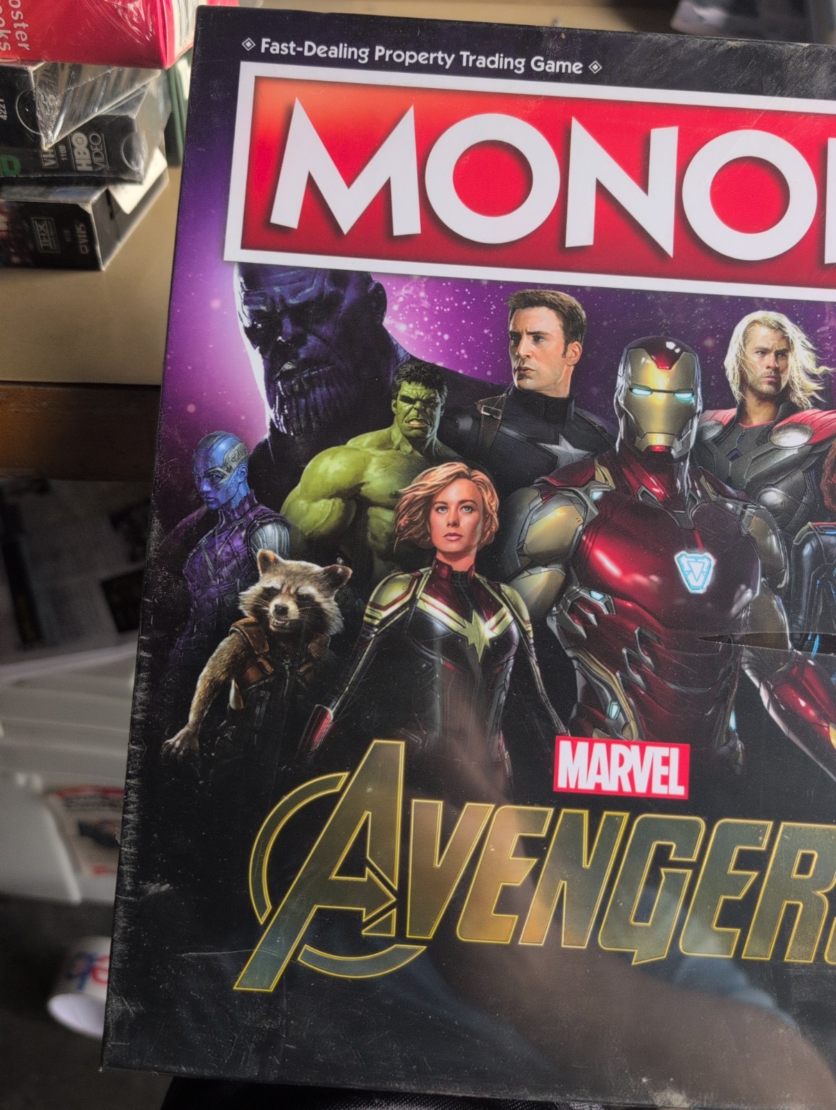Monopoly Marvel Avengers Edition Hasbro Board Game Gold Complete Marvel Hero’s
