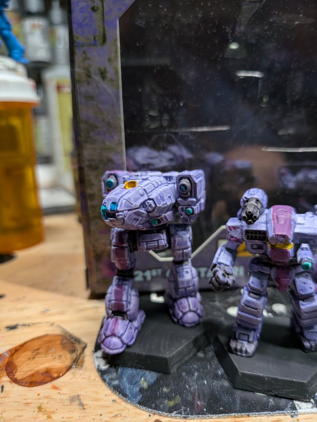 BattleTech: 21st Centauri Lancers Command Lance PAINTED